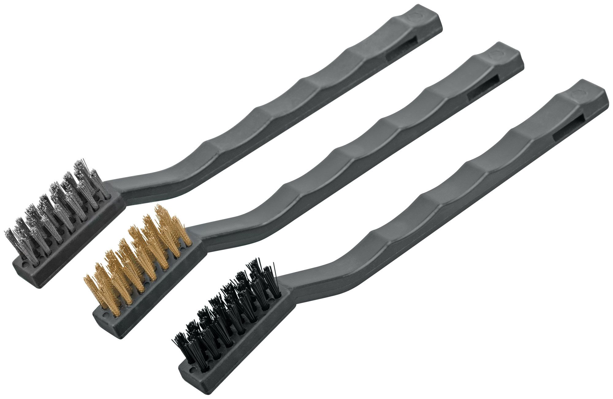 Набор ручных корщёток 175 мм FIT Мини 38453, 3 шт - фото