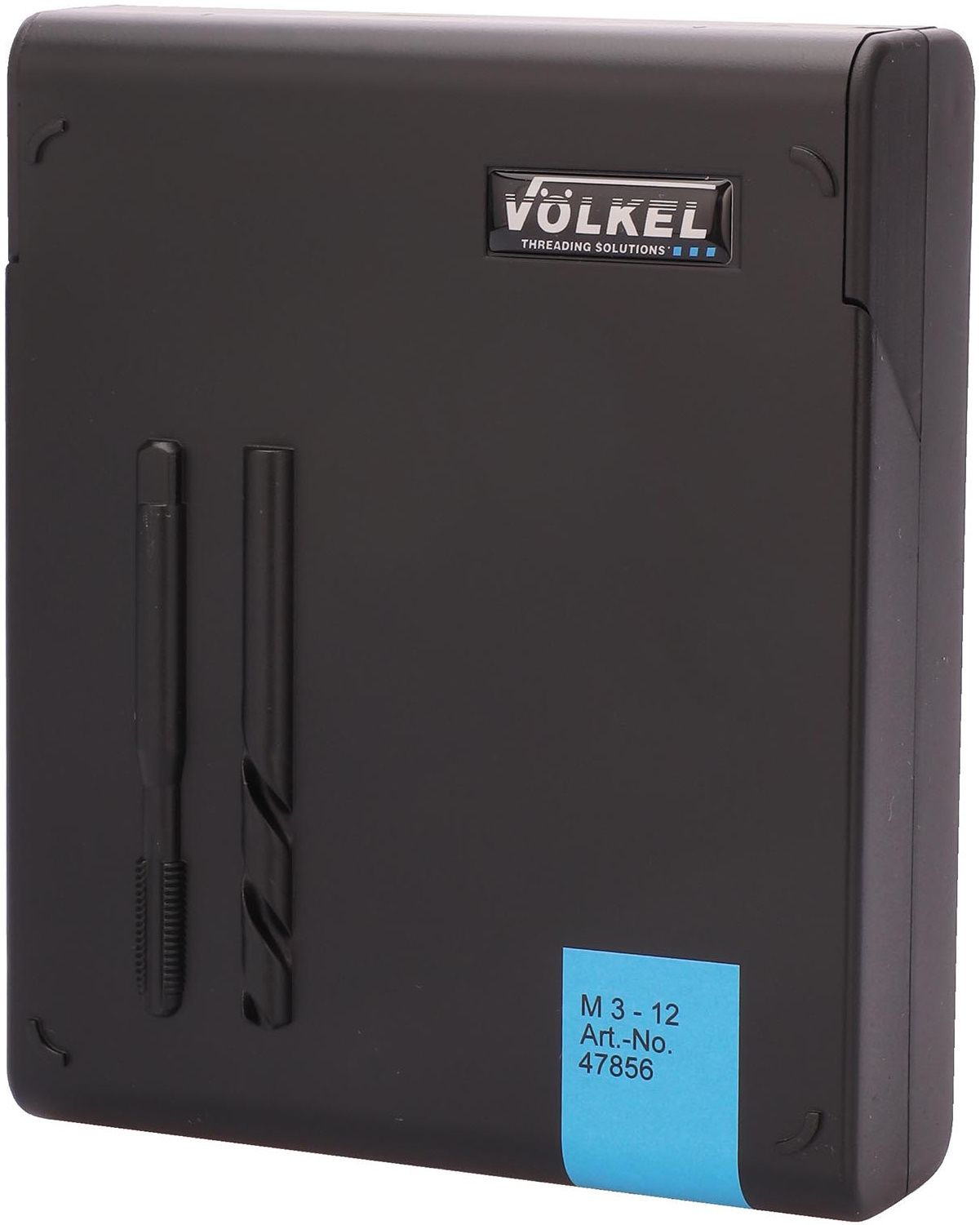 Набор резьбонарезной M3-12 HSSE DIN 371/376 Volkel 47856, 14 предметов - фото