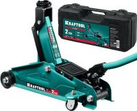 Домкрат подкатной для легковых а/м 2 т 135-340 мм Kraftool Stark 43453-2-K, в кейсе