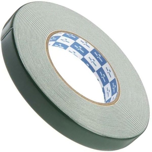 Лента двусторонняя клейкая на вспененной основе 15 мм 10 м Klebebänder TFK003T, белая - фото