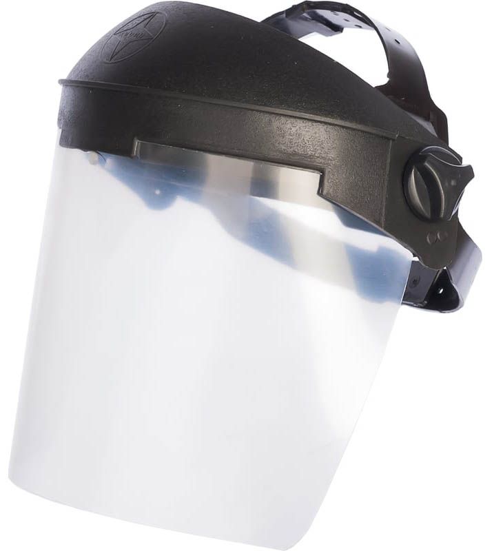 Защитный лицевой щиток с экраном из полистирола 400х200 мм НБТ 11084 - фото