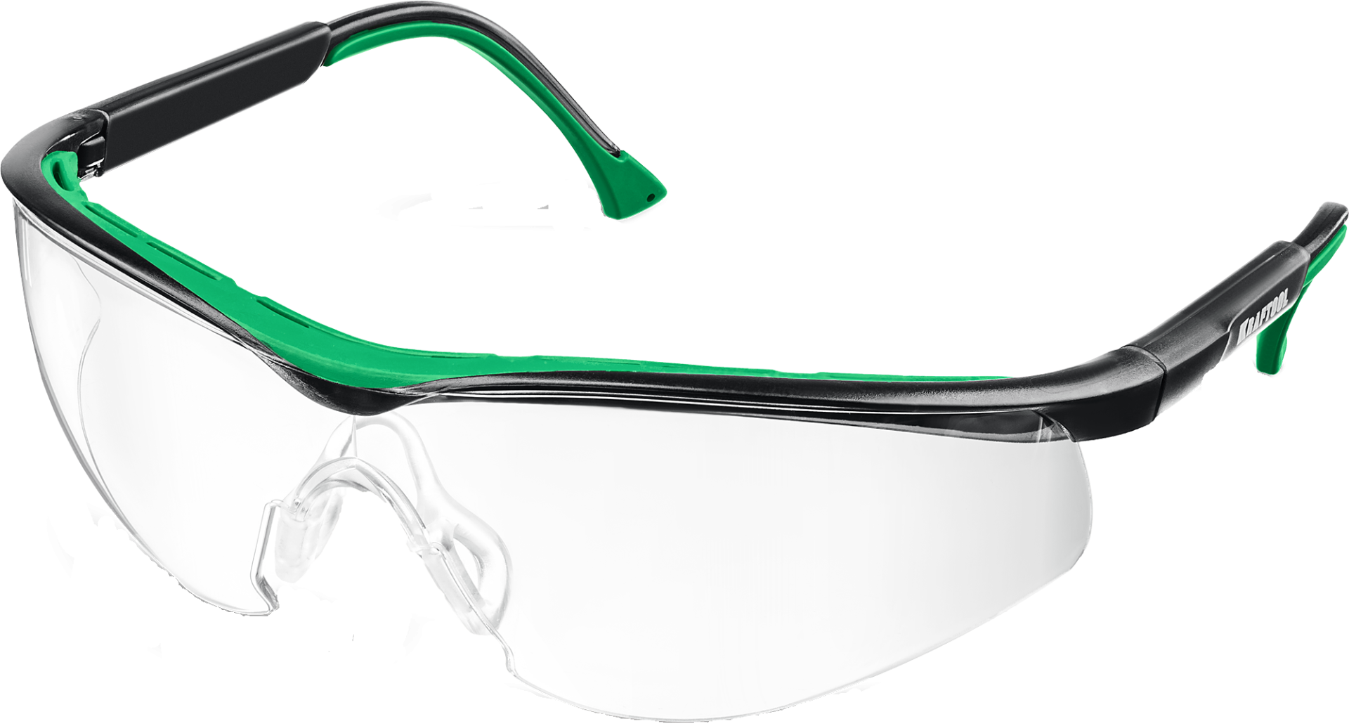 Очки защитные открытого типа, прозрачные, стекло-моноблок Basic Kraftool 110317 - фото