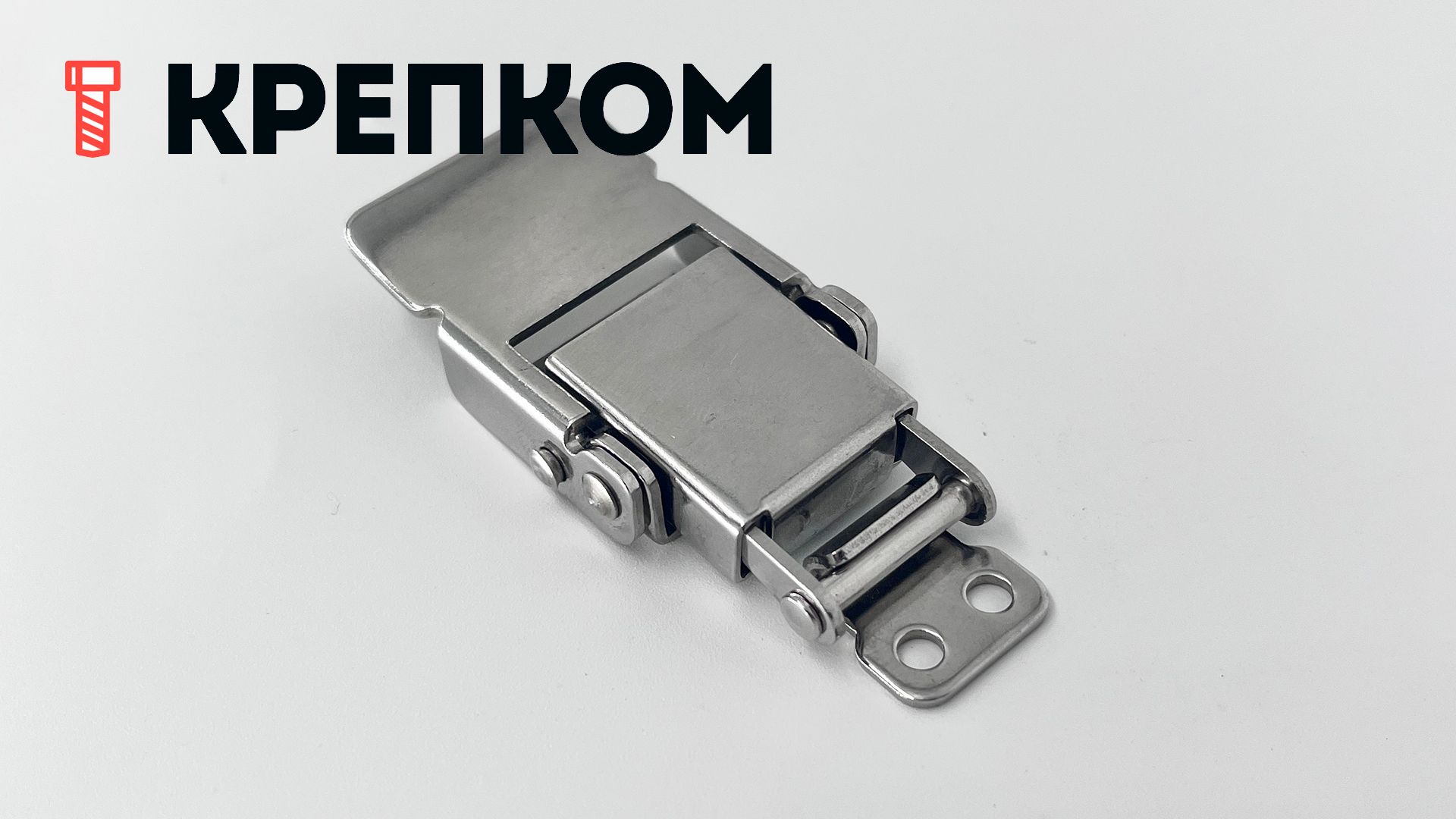 Замок-защелка L=41 B42C-2, нержавеющая сталь А2 - фото