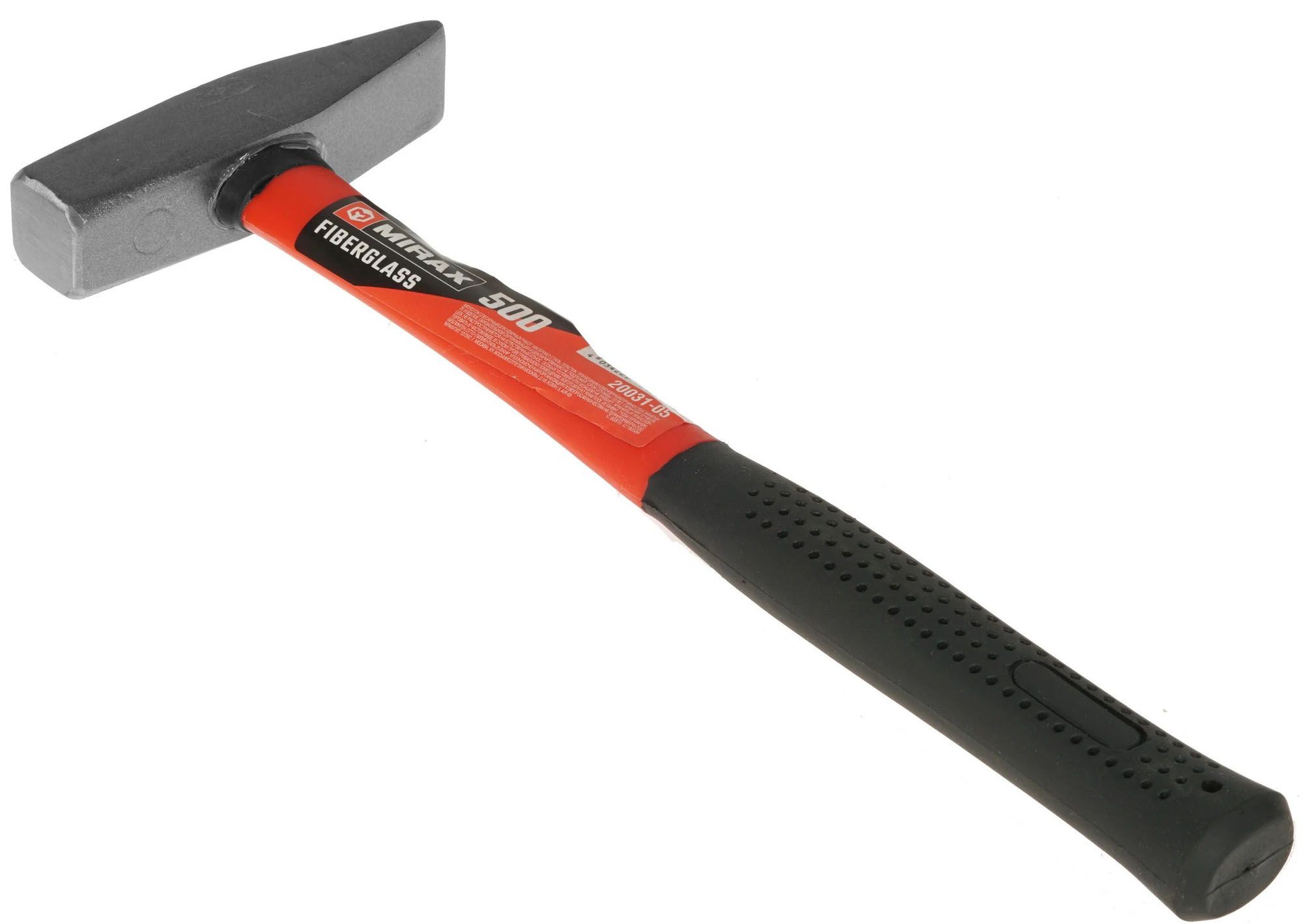Молоток слесарный с фиберглассовой рукояткой 500 гр Mirax 20031-05 - фото