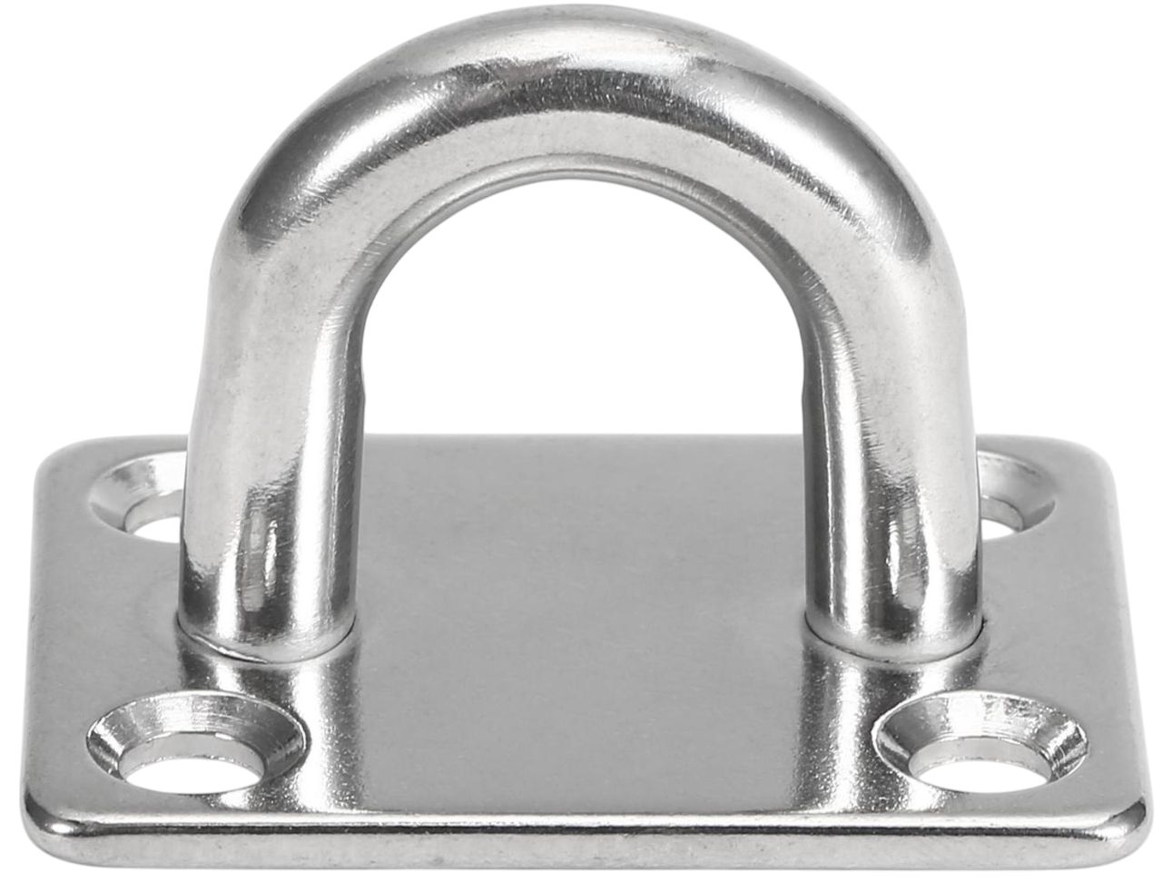 Обушок на прямоугольной основе 8225, нержавеющая сталь А4 - фото