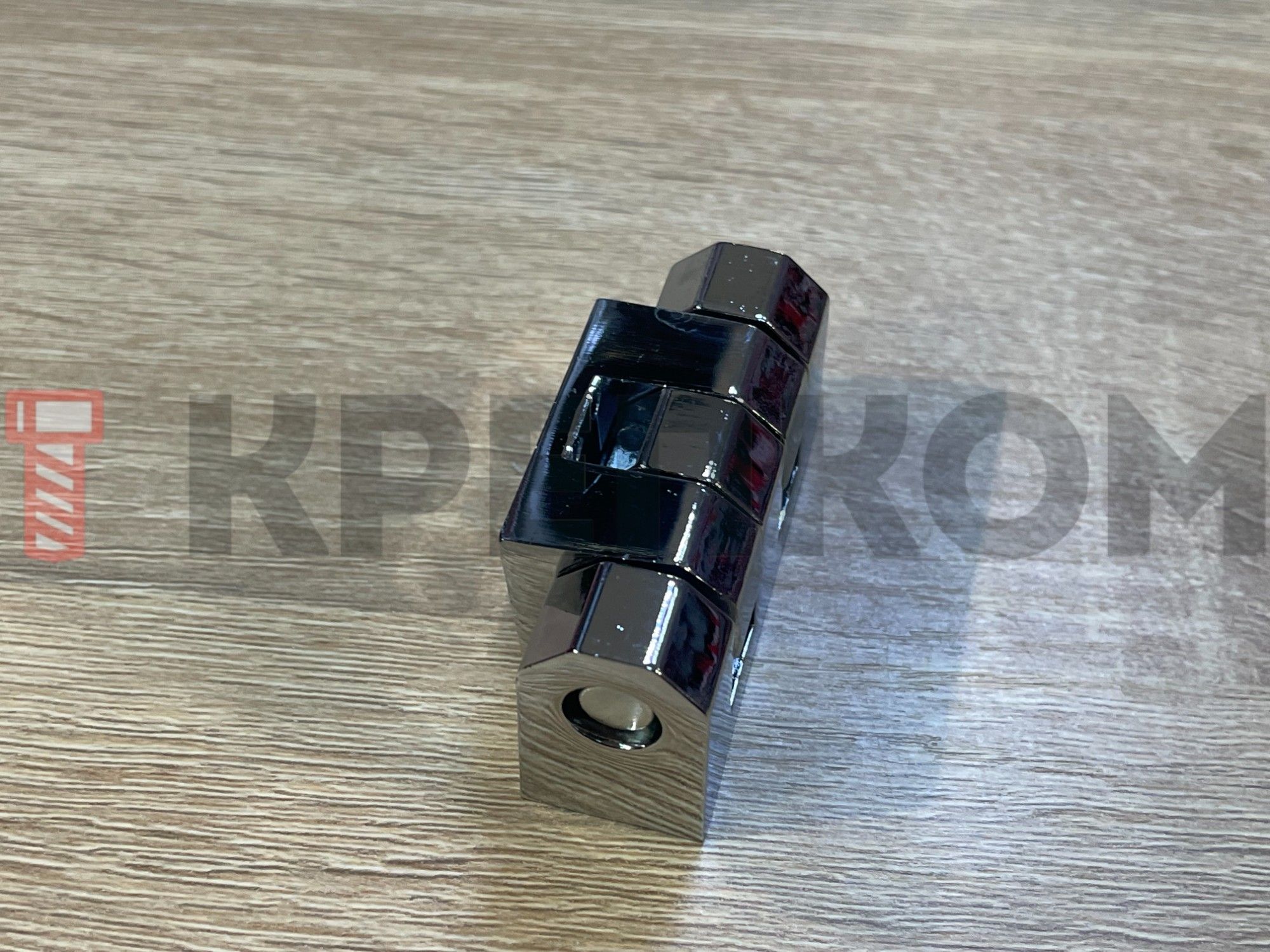 Петля для ящика 30х60 мм, нагрузка 132 кг, L245-3, оцинкованная сталь - фото
