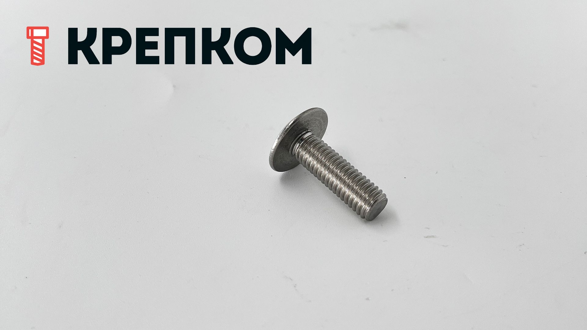 Винт мебельный М8х40 NF E 27-128 (art 9056), нержавеющая сталь А2 - фото