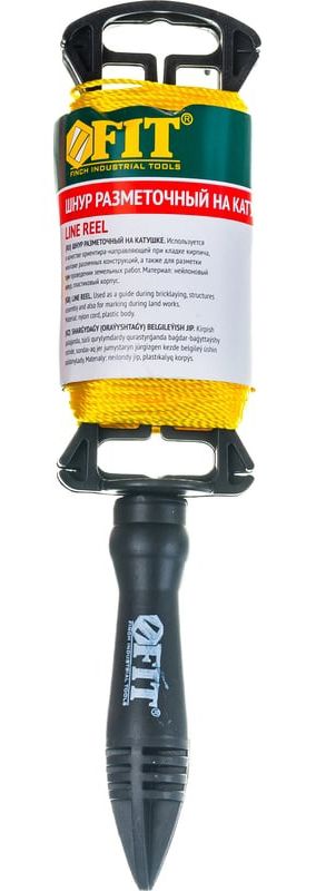 Шнур разметочный нейлоновый 100 м на катушке FIT 04717 - фото