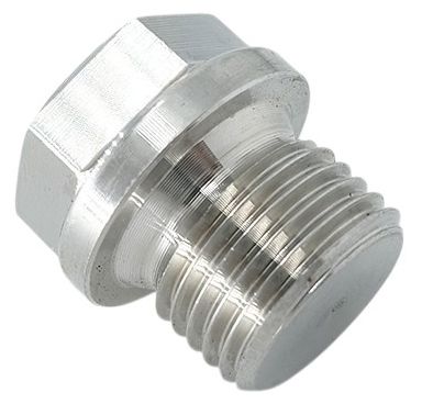 Пробка-заглушка М16х1,5 с шестигранной головкой и фланцем DIN 910, нержавеющая сталь А2 - фото