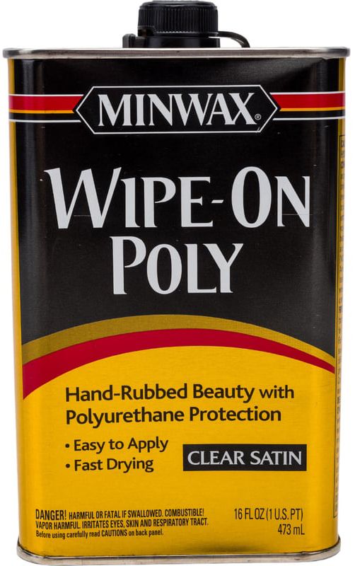 Защитное покрытие полуматовое Minwax Wipe-On Poly 473 мл 4091 - фото