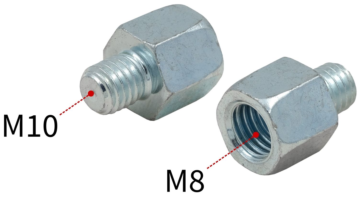 Муфта переходная внутренняя/наружная резьба М8/М10 MUPRO 113468 - фото
