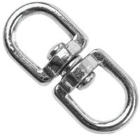 Вертлюг кольцо-кольцо, никелированная сталь