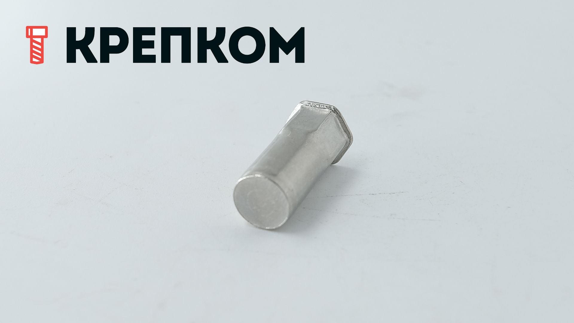 Резьбовая заклепка с уменьшенным бортиком, закрытая, полушестигранная ½ , нержавеющая сталь А2 - фото