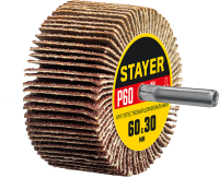 Круг шлифовальный лепестковый 60х30 мм на шпильке Stayer