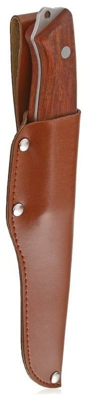 Нож туристический с деревянной ручкой 235 мм FIT 10730 - фото