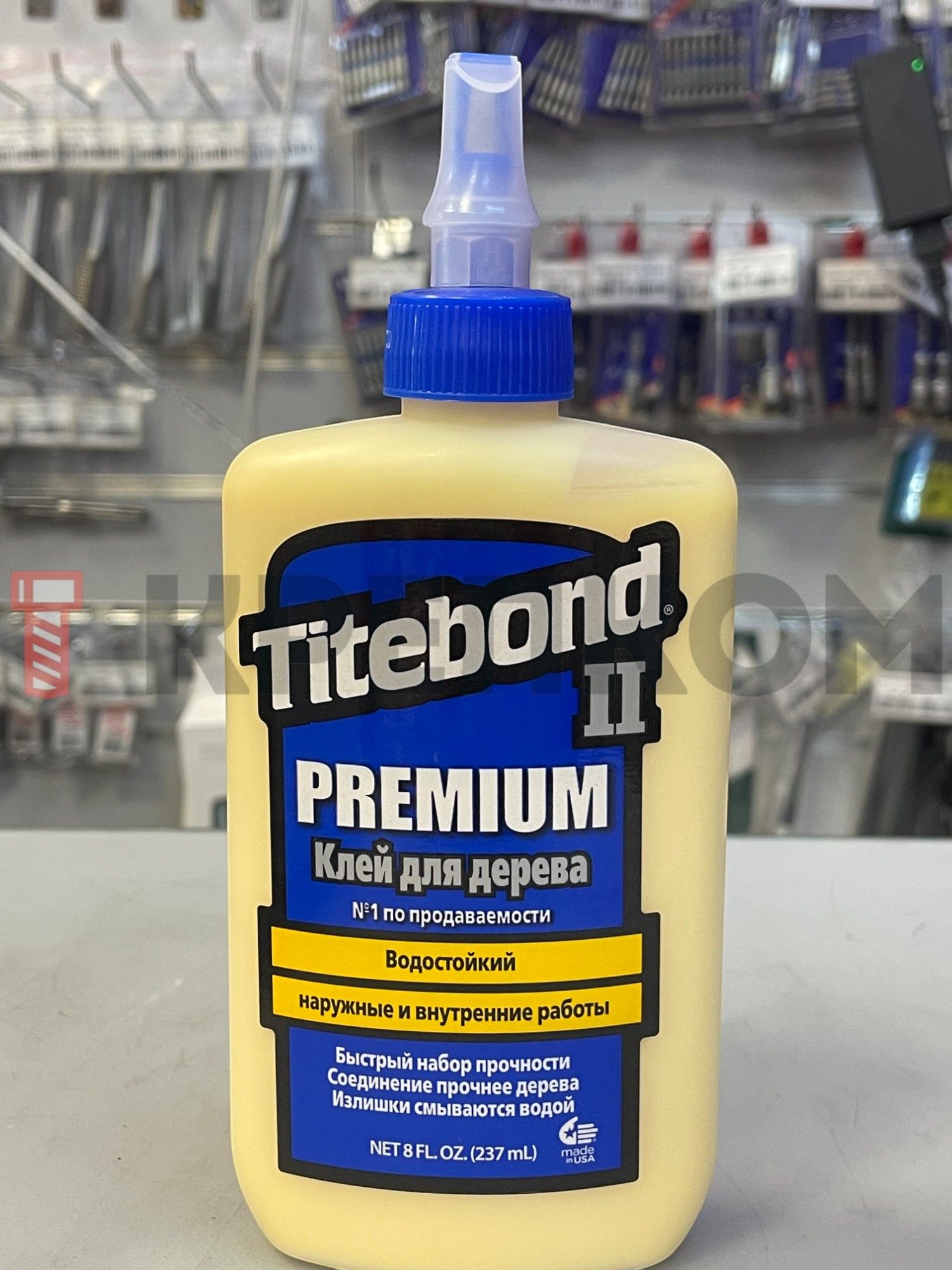 Клей столярный влагостойкий Titebond II Premium Wood Glue, 237 мл - фото