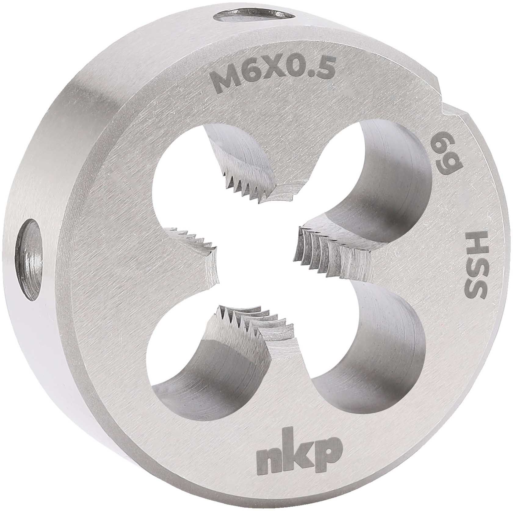 Плашка М10х1,25 мм HSS DIN EN 22568 NKP 240101N, мелкая метрическая резьба - фото