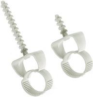 Дюбель со скобой и фиксирующим зажимом для труб Schnabl USA