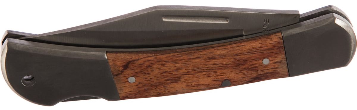 Нож складной 82 мм с деревянными вставками Stayer 47620-1 - фото