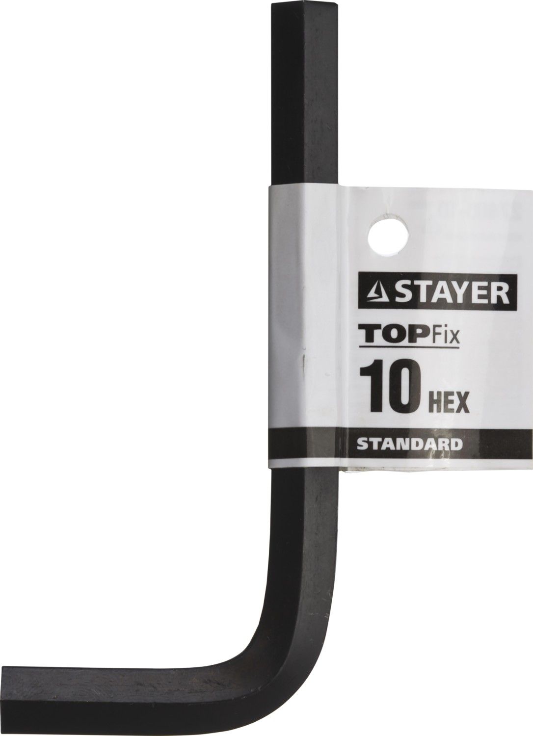 Изображение товара Ключ имбусовый шестигранный Hex 10 мм Stayer Standart 27405-10, инструментальная сталь