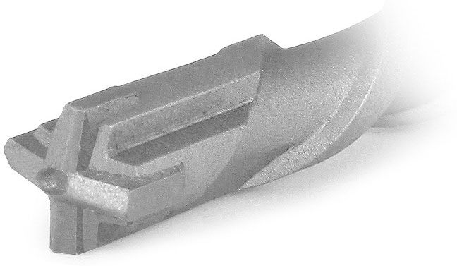 Бур по бетону SDS-plus тип "+", 18х350 мм, Messer BX-18-350 - фото