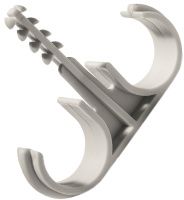 Дюбель-хомут вставной широкий DSA 25-32 с двойной скобой для кабелей Schnabl 30270