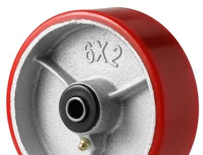 Колесо большегрузное полиуретановое на ось 150 мм P 63  - фото