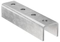 Соединитель для профиля FUS Fischer FUF 41 U M12 550178, горячеоцинкованная сталь