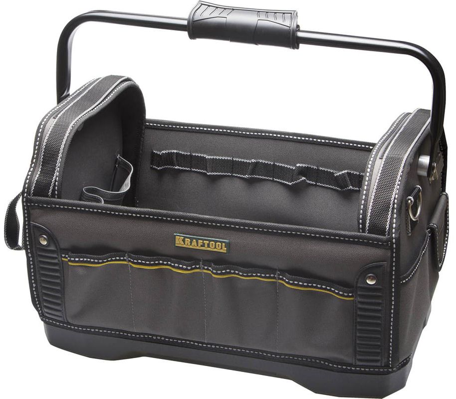 Сумка для инструментов каркасная 46 см 20 карманов Industrie Kraftool 38741 - фото