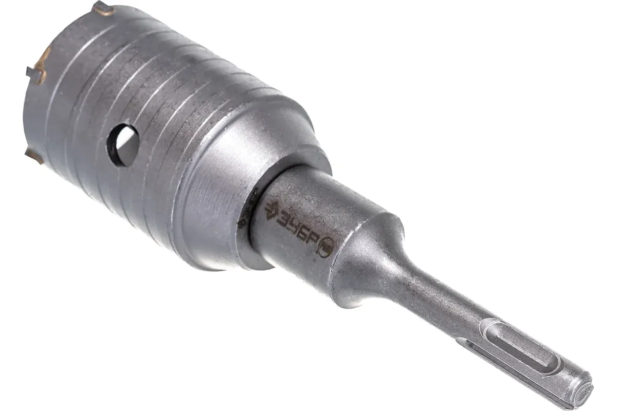 Коронка по бетону с державкой, 50 мм, SDS-plus, 6Т ЗУБР Мастер 29211-50 - фото