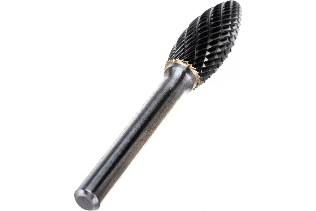 Борфреза твердосплавная 12х32х77 мм с X-образной насечкой H (FLH), повышенное качество ВК8 РИ ri.380.2 - фото