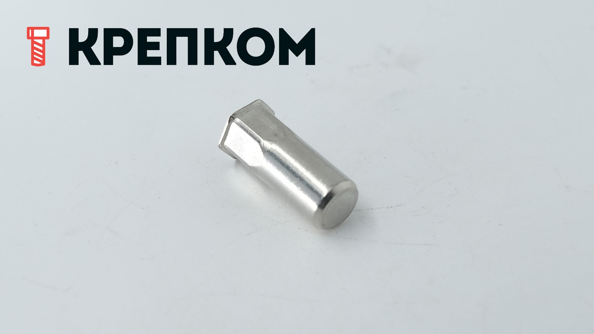 Резьбовая заклепка М6 полушестигранная, закрытая, нержавеющая сталь А2, 100 шт - фото