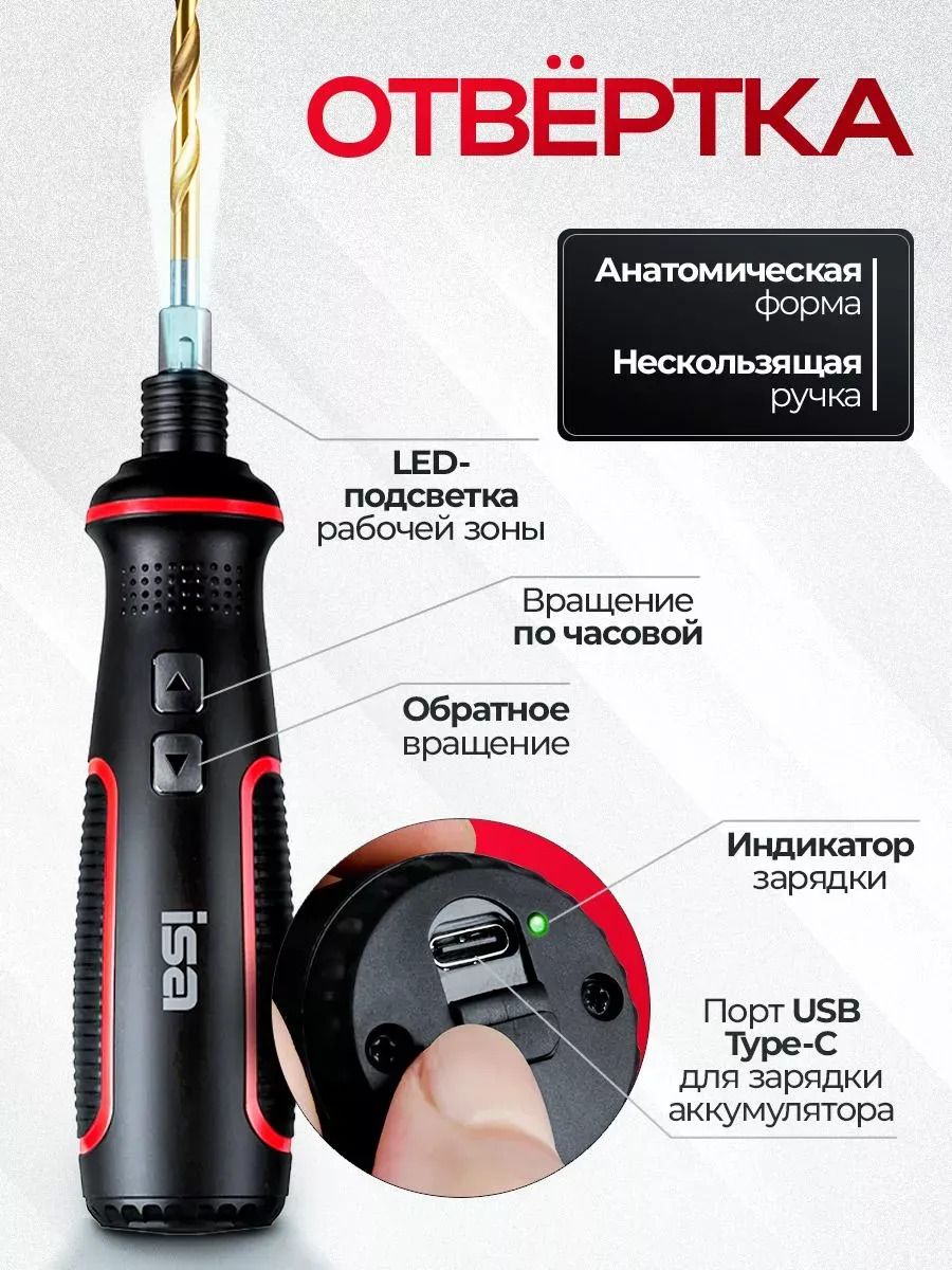 Набор инструментов 41 в 1 ISA T-41 IS611124 - фото