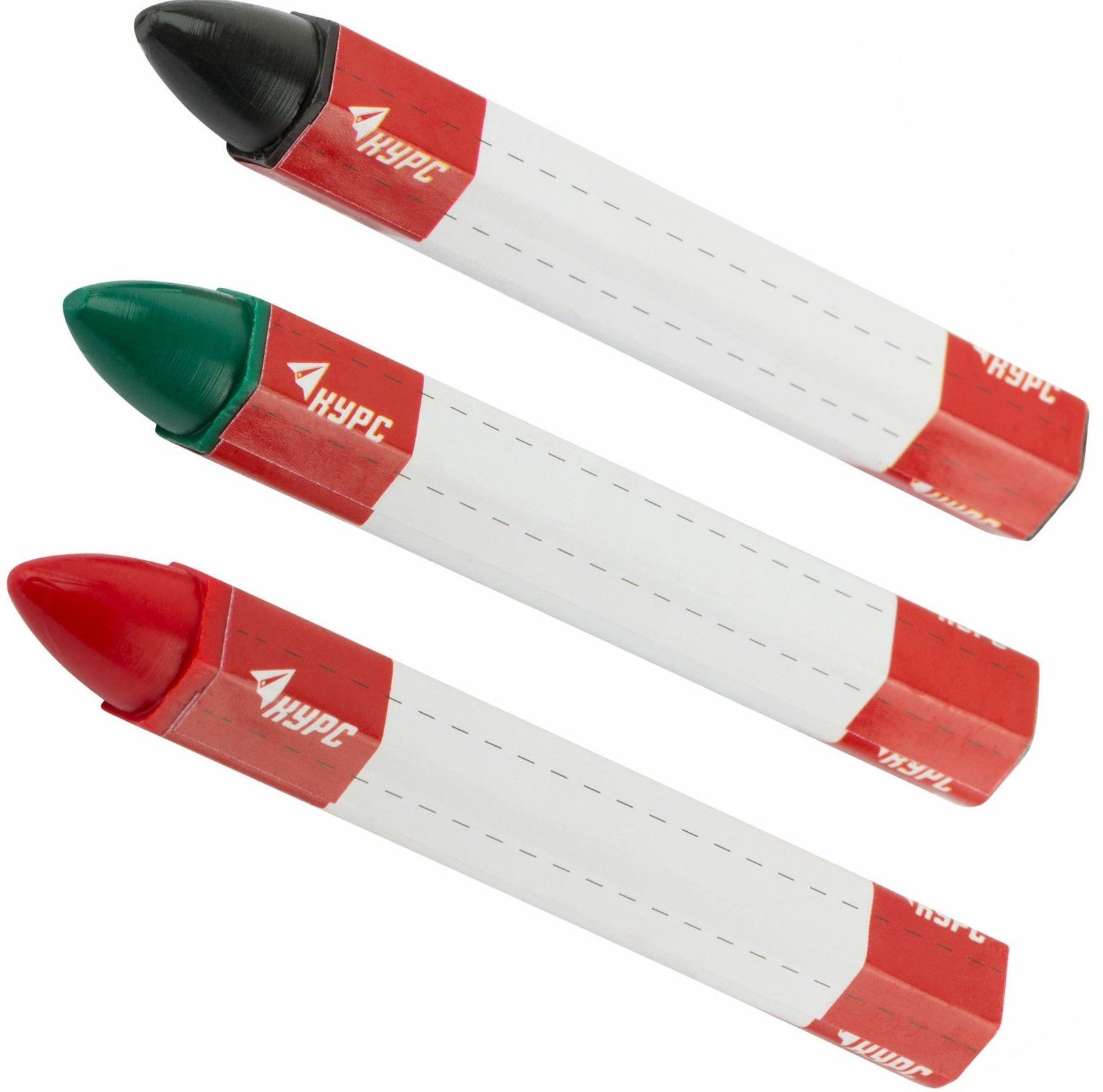 Набор карандашей разметочных восковых 95 мм КУРС 04390  - фото