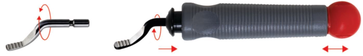 Фаскосниматель 6 мм Type-MR SoftGrip RDT-MC CP Gratex 38343  - фото