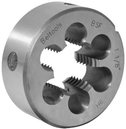 Плашка BSF 1"-10 D=55 мм РИ ri.126.135, углеродистая сталь - фото