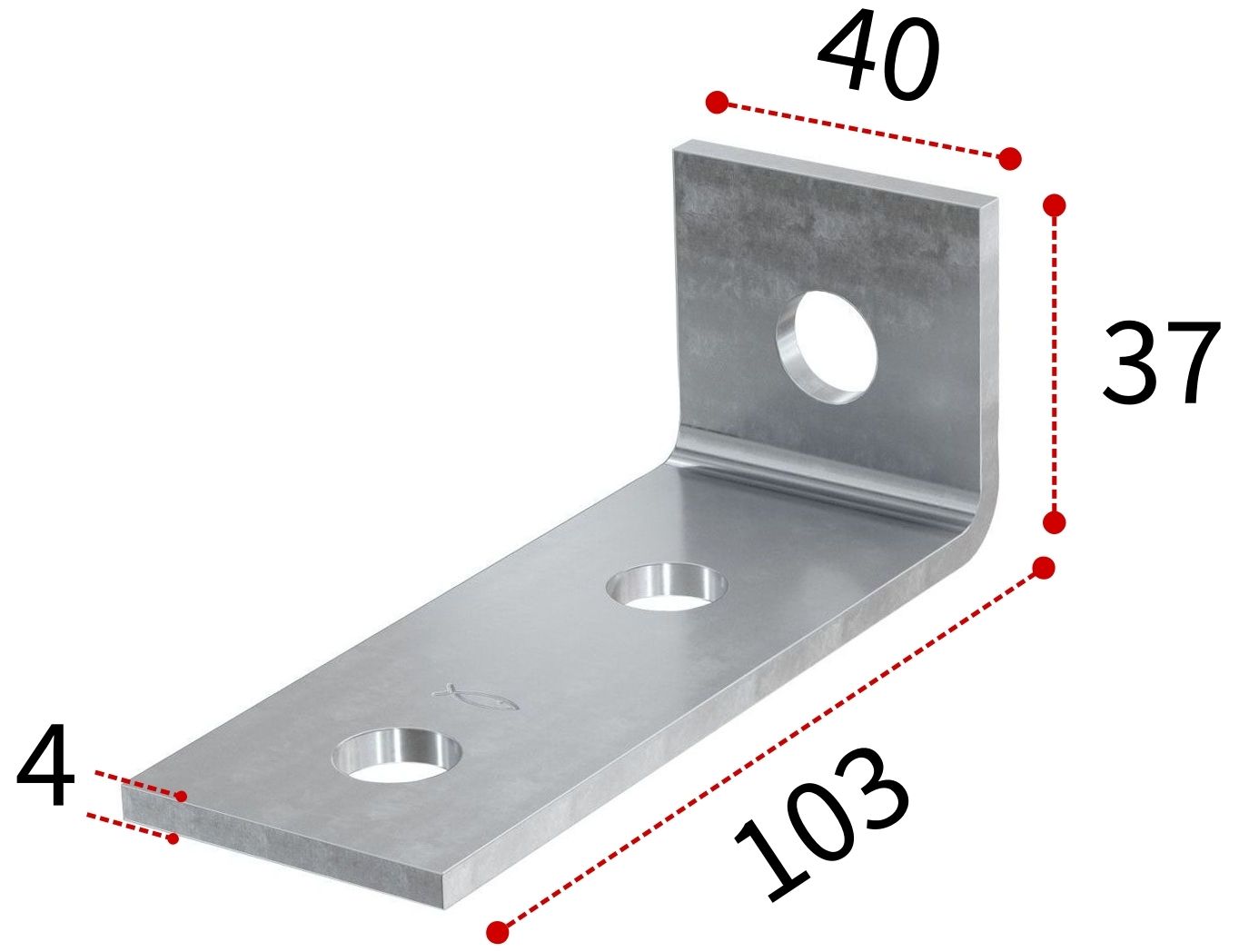Соединительный уголок для профиля FUS Fischer FAF 3 547503, оцинкованная сталь - фото