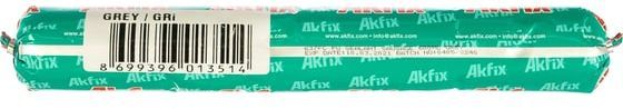 Герметик полиуретановый быстросохнущий 600 мл Akfix 637FC AA667, серый - фото
