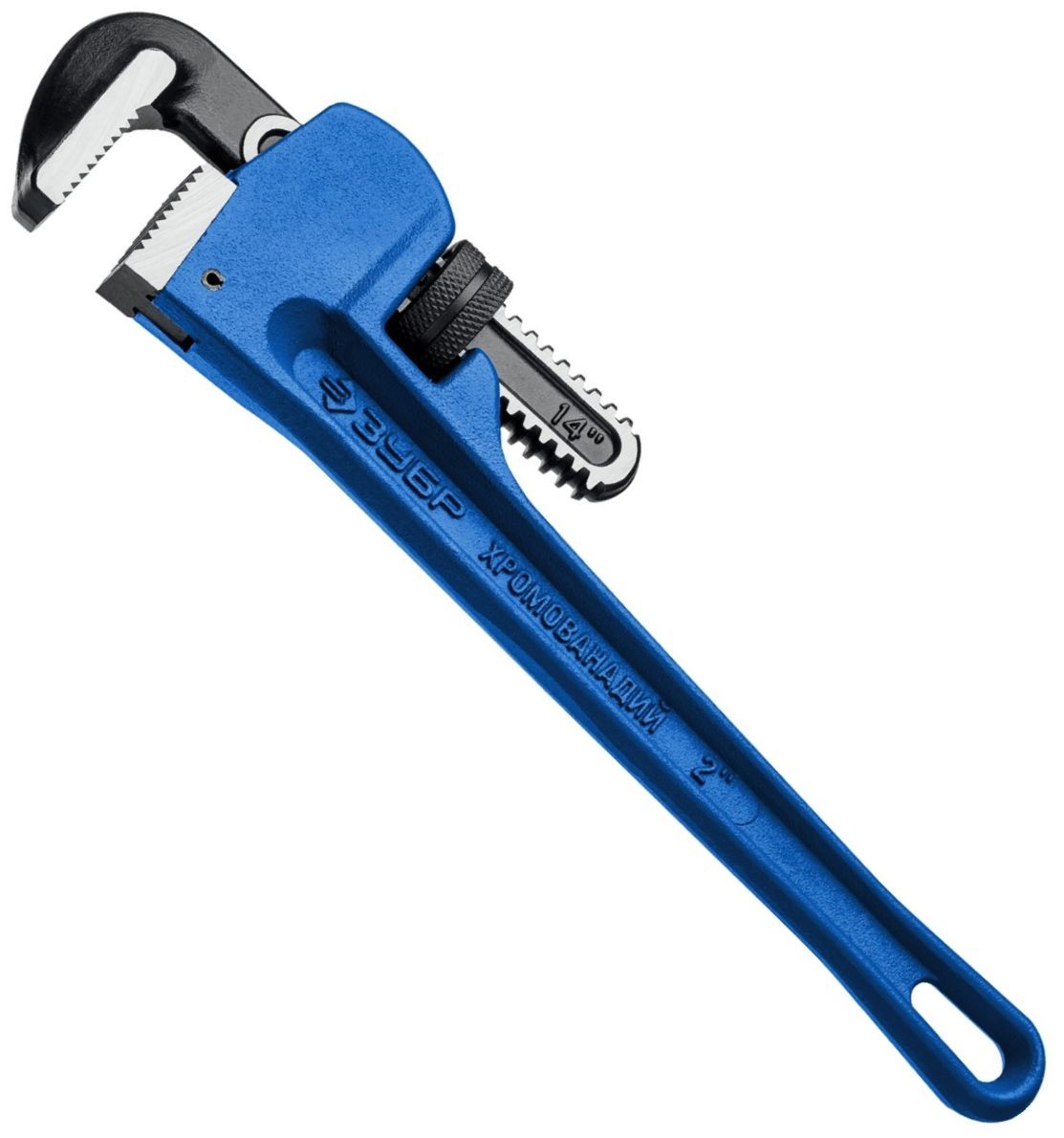 Изображение товара Ключ трубный 2 ЗУБР Стиллсон 27339-2_z02 - разводной трубный ключ для резьбовых соединений