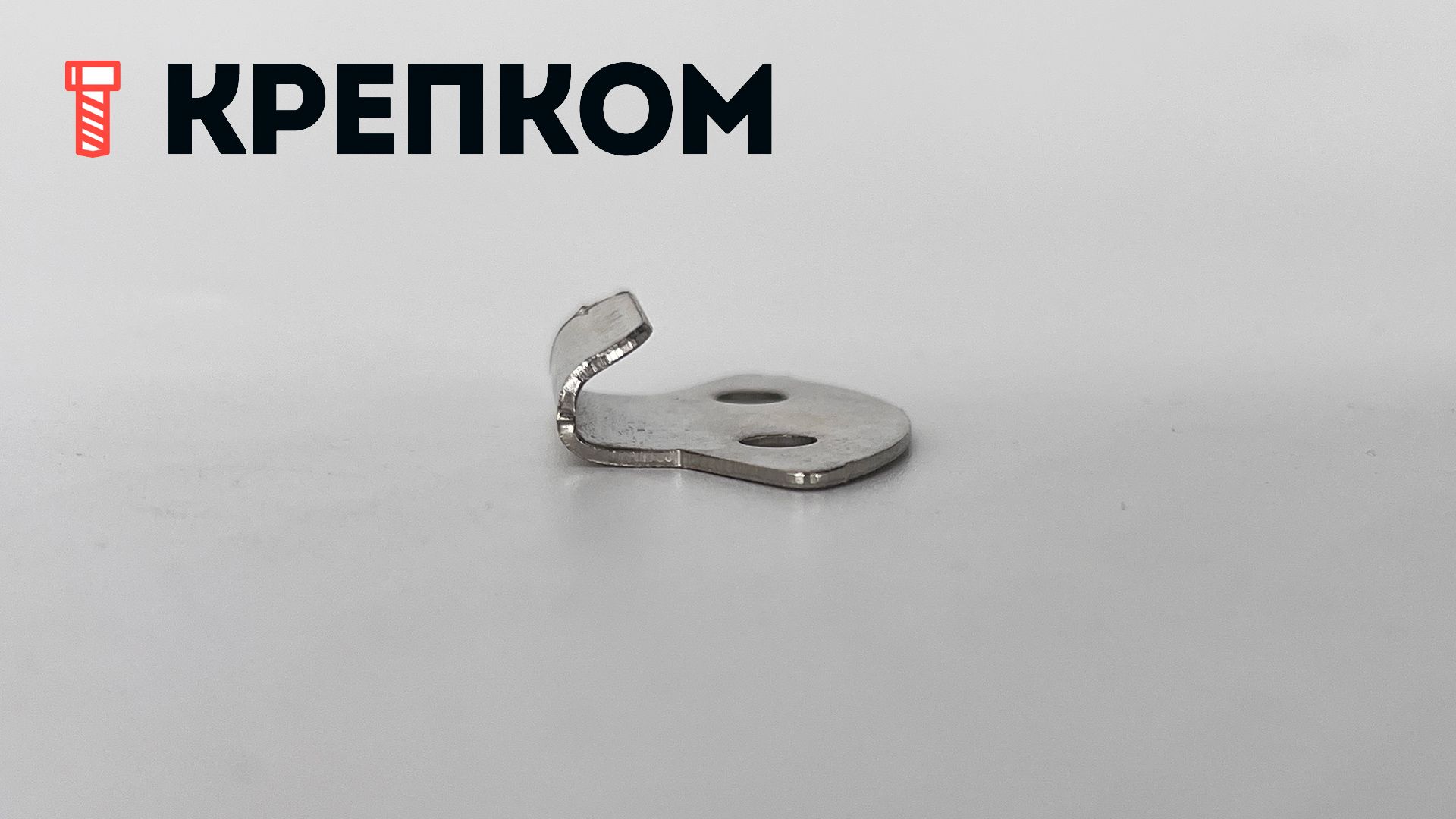 Замок-защелка лягушка L=71 B16, нержавеющая сталь - фото