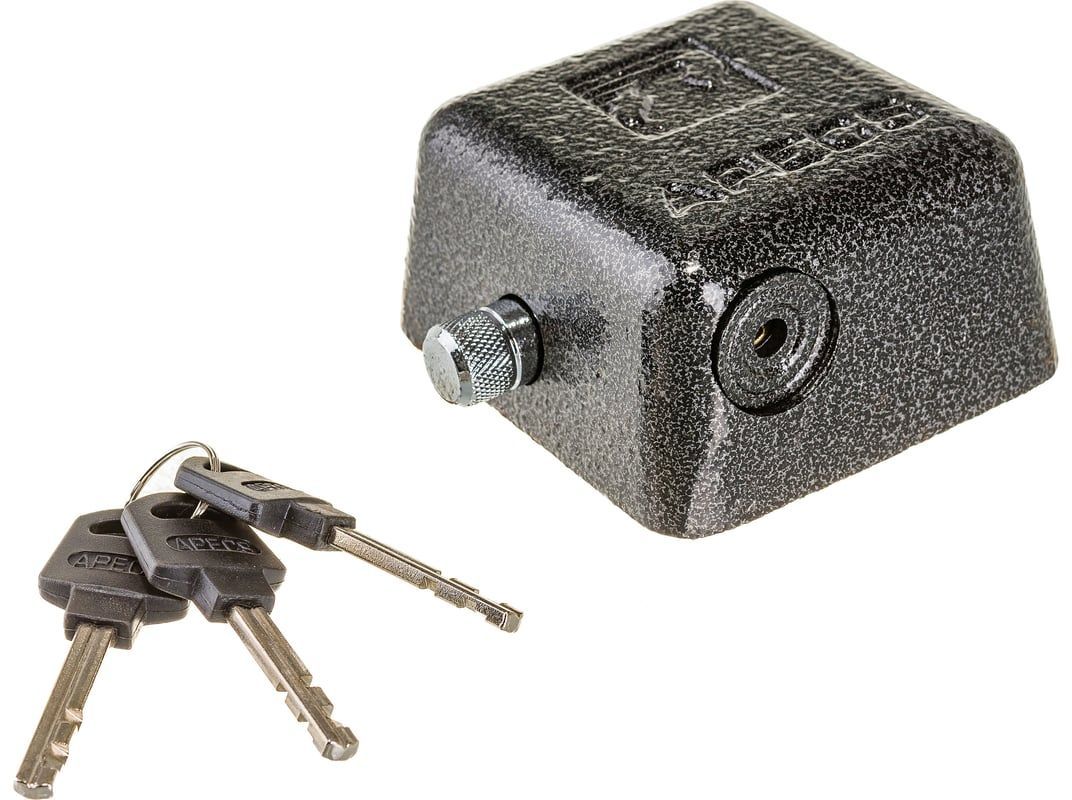 Замок навесной APECS PD-15-90-Blister, чугун - фото
