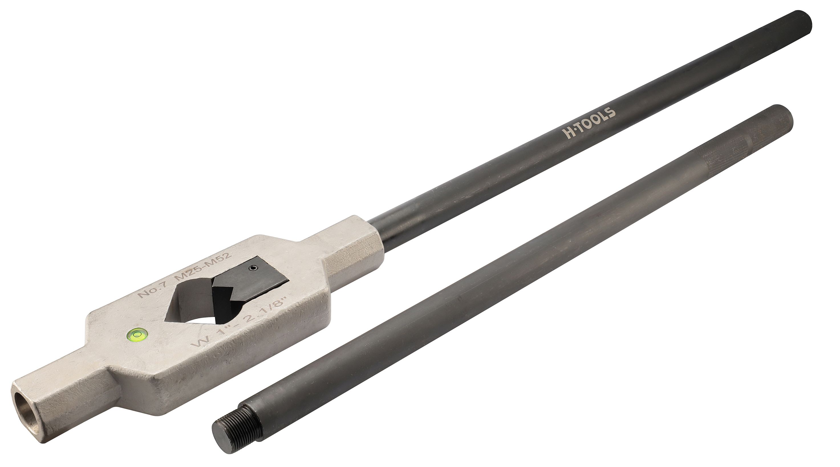 Вороток для метчиков с уровнем №7 M25-M52 (16,0-32,0 мм) 1258 мм Inox DIN 1814 H-Tools 08802100 - фото