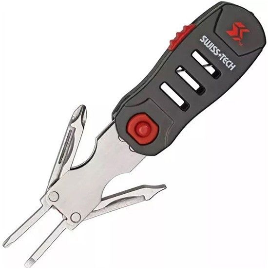 Карманный мультитул-брелок Swiss+Tech Transformer 6-in-1 ST11300 - фото