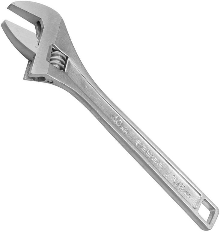 Ключ разводной 375 мм, 40 мм ЗУБР 27253-37 - фото