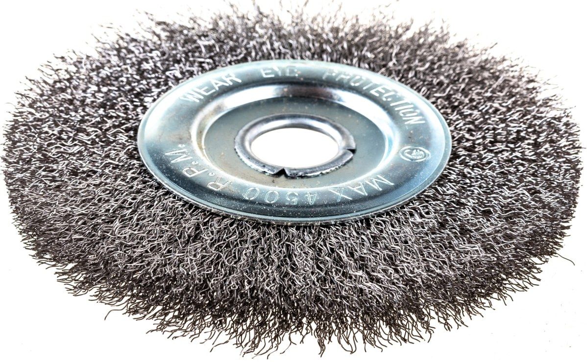 Щетка дисковая гофрированная для УШМ Профоснастка Эксперт, нержавеющая сталь - фото
