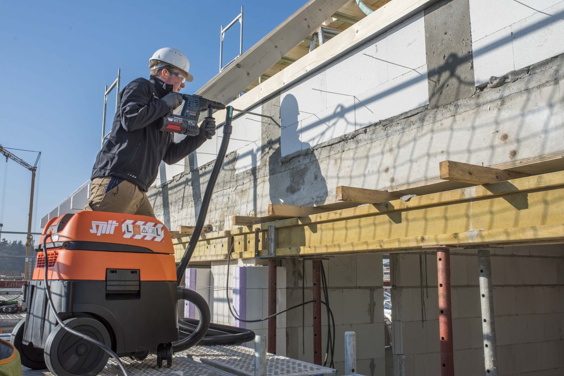 Бур беспыльный 14х600/400 мм хвостовик SDS-max Heller Trijet Duster Eхpert 28620 - фото