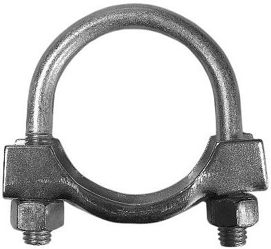 Хомут глушителя ВАЗ 2101 2 мм 1462, оцинкованная сталь - фото
