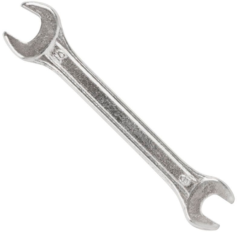 Ключ рожковый 8х10 мм FIT 63504, оцинкованный - фото