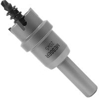 Коронка по металлу ТСТ с центрирующим сверлом и толкающей пружиной 20х5 мм Messer 20-05-020, сталь HSS