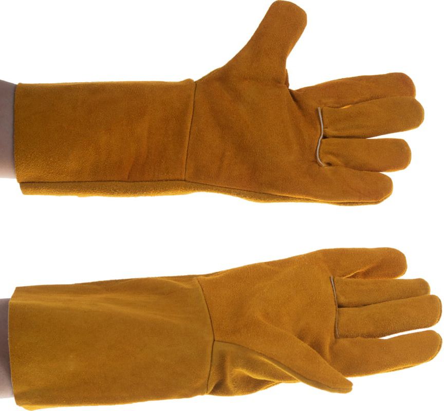 Краги термостойкие спилковые 350 мм XL (10) для сварки и механических работ Master Stayer 11330-XL - фото